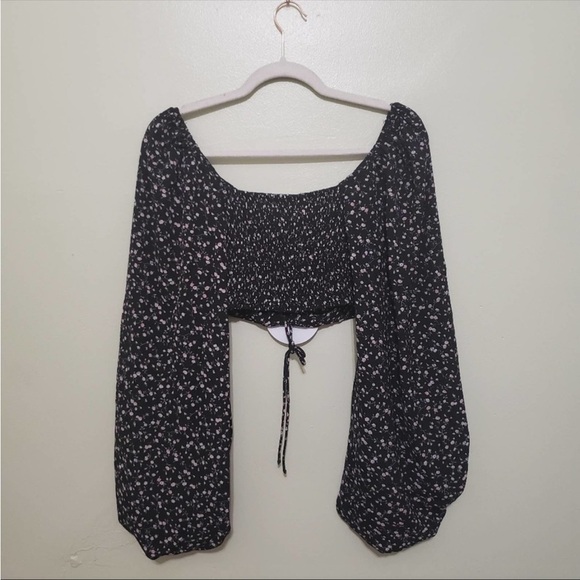 Princess Polly Maple Long Sleeve Top in Black NWT - Picture 7 of 9